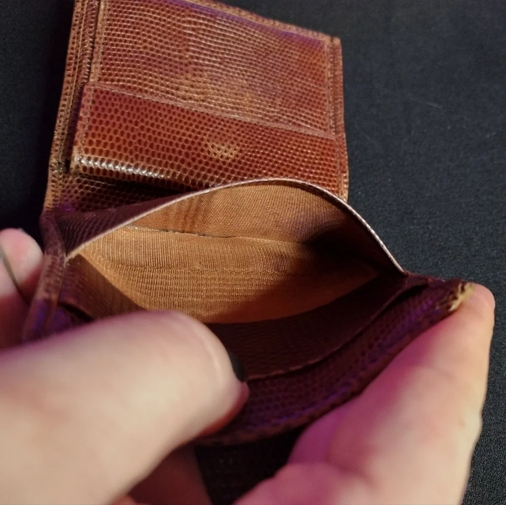 Salvatore Ferragamo Brown Leather Bi-fold Wallet